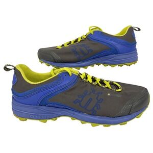 Icebug Aurora-L BUGrip Trail Running Shoes Womens 10 Grey Blue Lime Studded